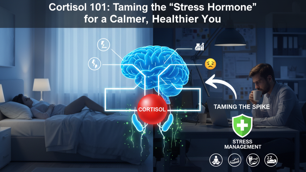 Cortisol 101: Taming the “Stress Hormone” for a Calmer, Healthier You