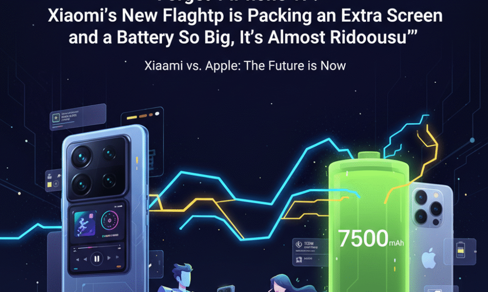 Forget the iPhone 17 PRO MAX Xiaomi’s New Flagship is Packing an Extra Screen and a Battery So Big, It’s Almost Ridiculous