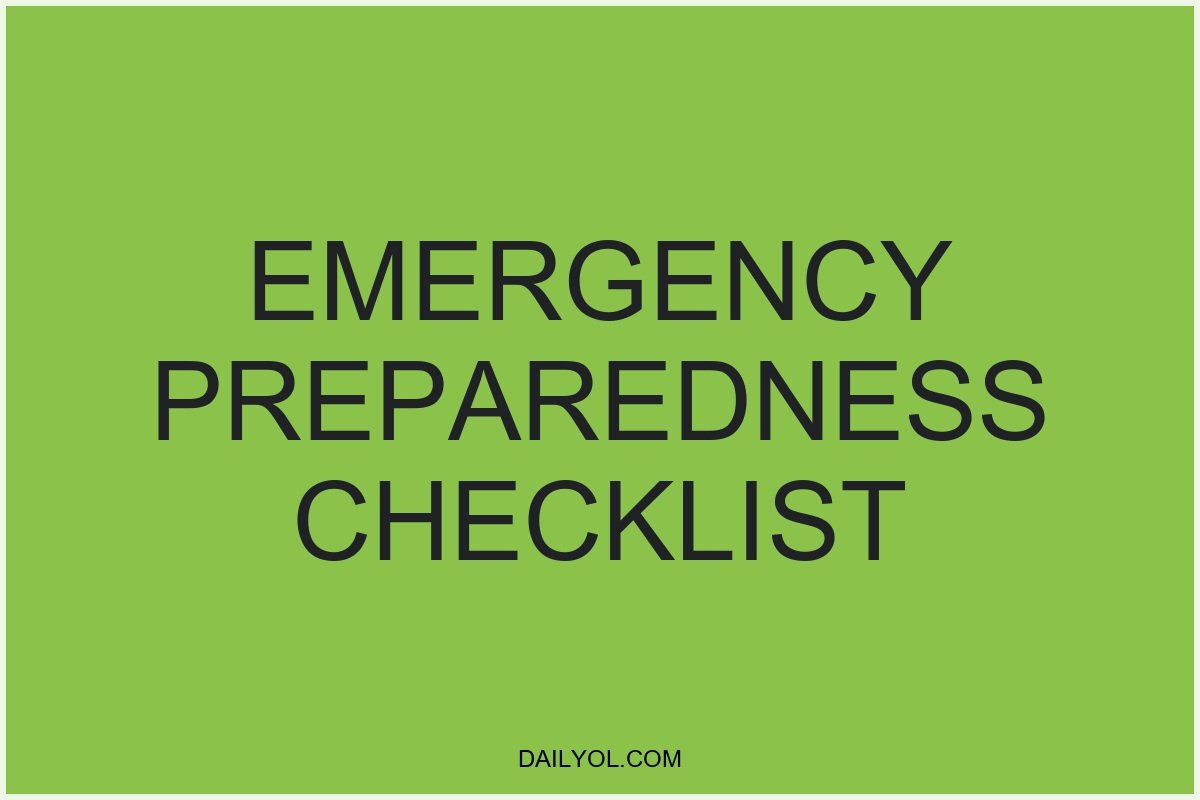 Emergency Preparedness Checklist for Seniors Aging in Place