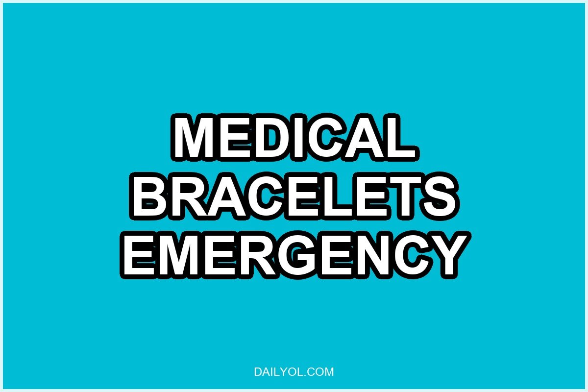 Medical ID Bracelets and Emergency Information for Seniors