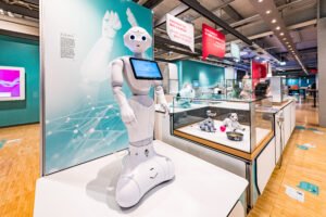 Artificial intelligence and robotics exhibition display